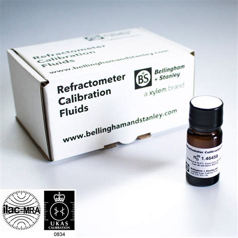 how to make refractometer calibration fluid|bellingham refractometer calibration.